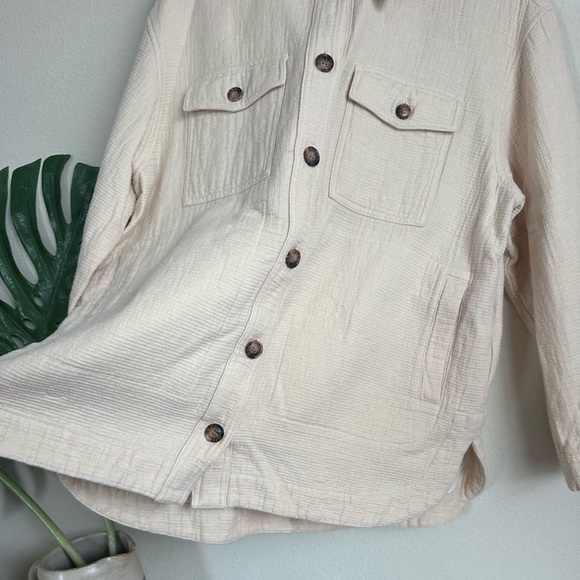Madewell Womens Waffleback Branner Shirt Jacket Shacket - Picture 4 of 15